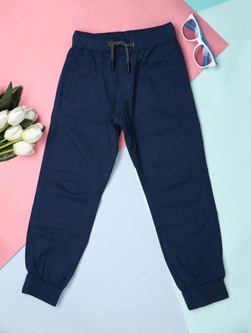 kids navy blue cotton jogger  - 21172393 -  Standard Image - 0