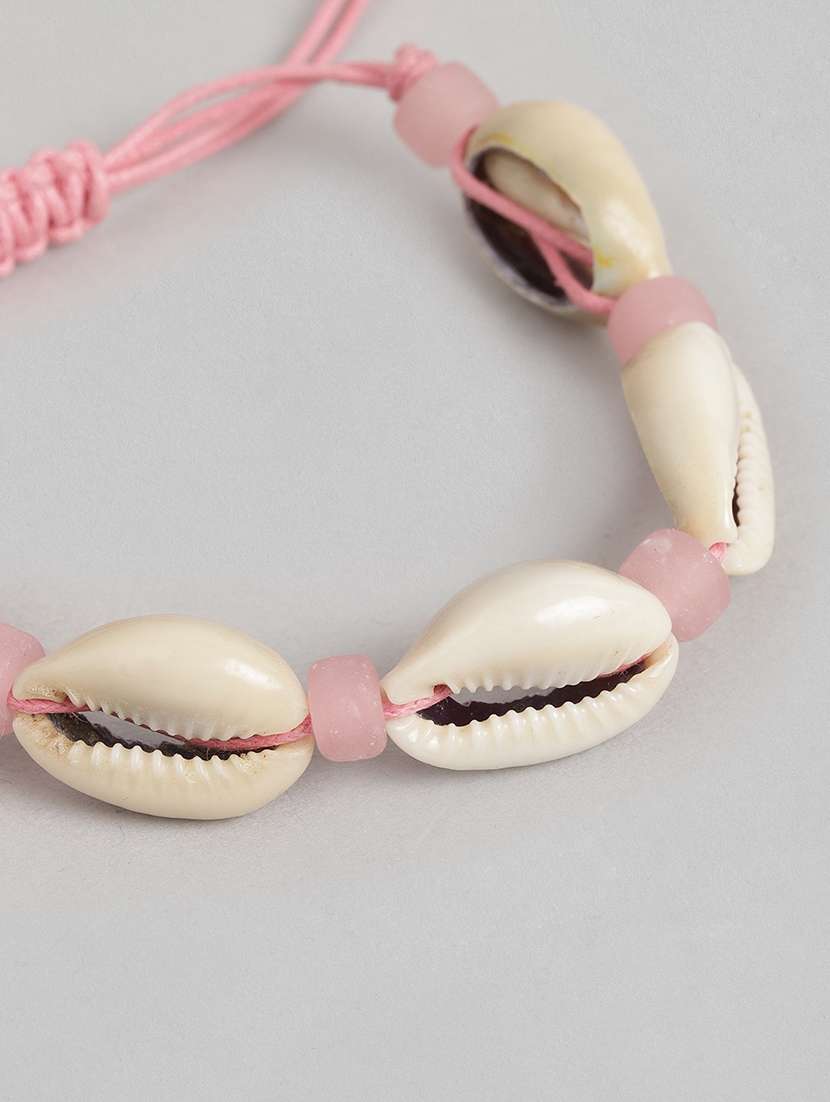 pink metal beaded bracelet - 21173228 -  Standard Image - 3
