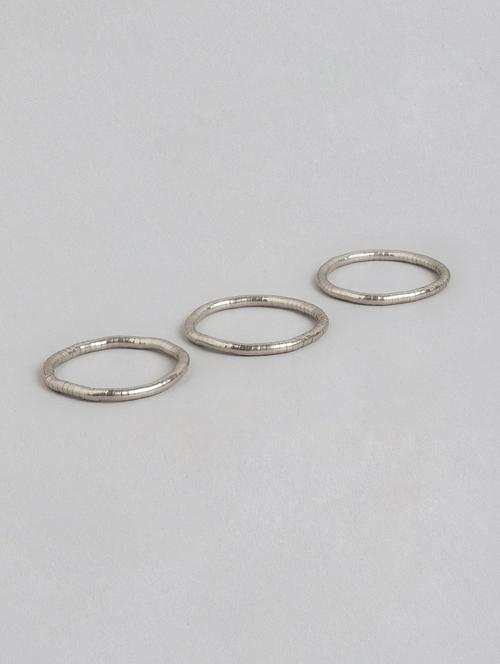 silver metal bangle bracelet - 21173234 -  Standard Image - 0