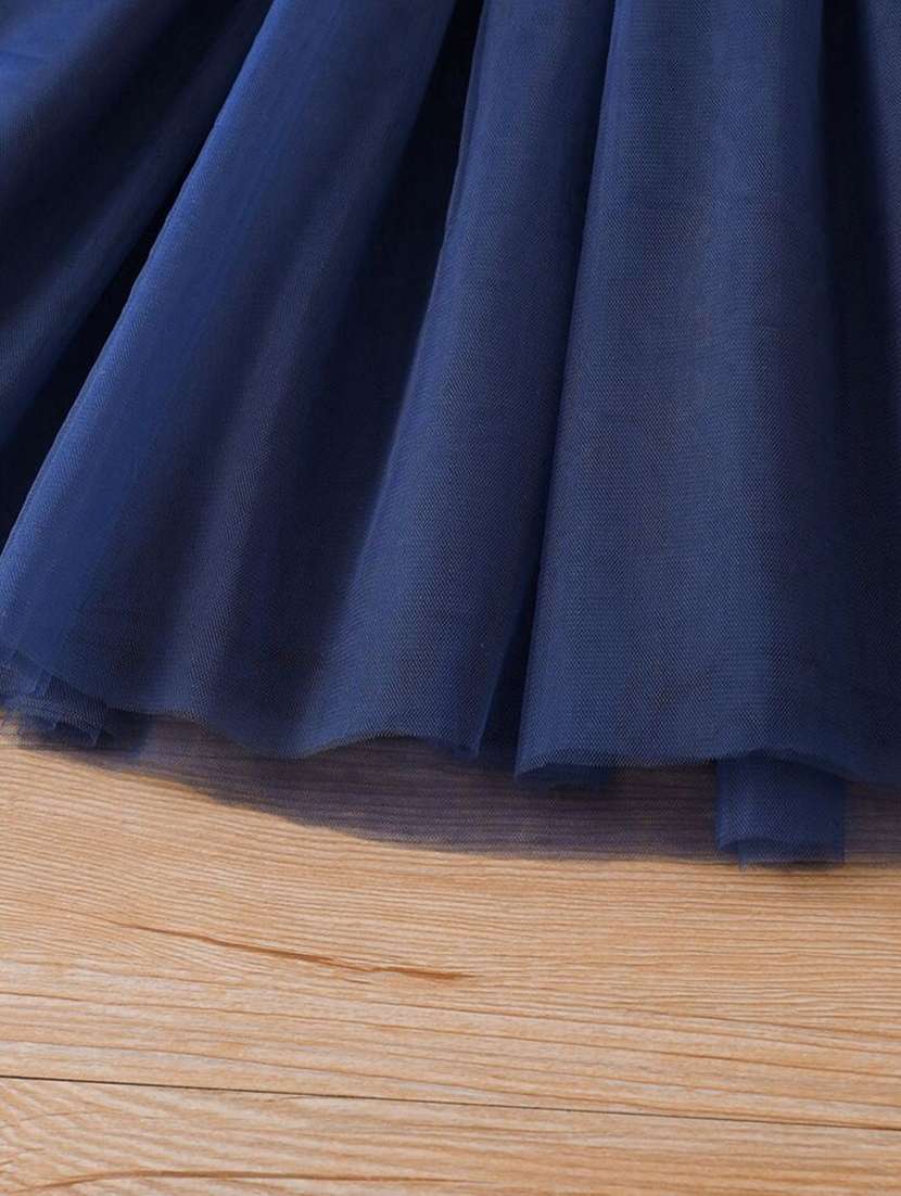 blue lycra frock - 21173283 - Standard Image - 3