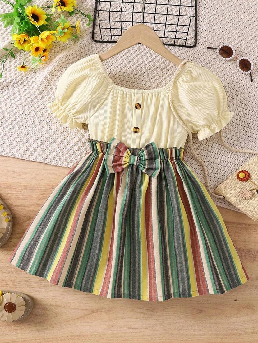 multi polyester frock - 21173291 - Zoom Image - 0