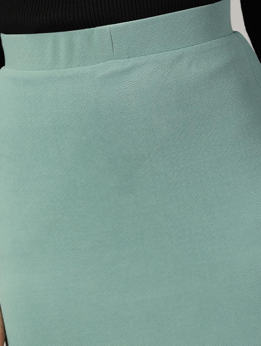 green polyester pencil skirt - 21173475 - Standard Image - 5
