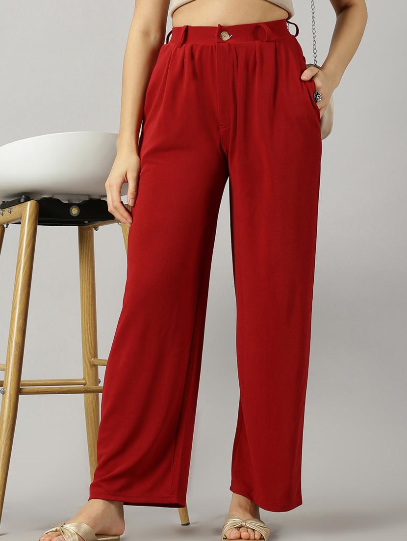 mraoon polyester wide leg trouser - 21173886 - Zoom Image - 0