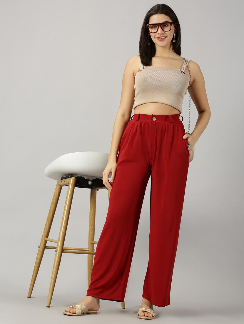 mraoon polyester wide leg trouser - 21173886 - Standard Image - 3