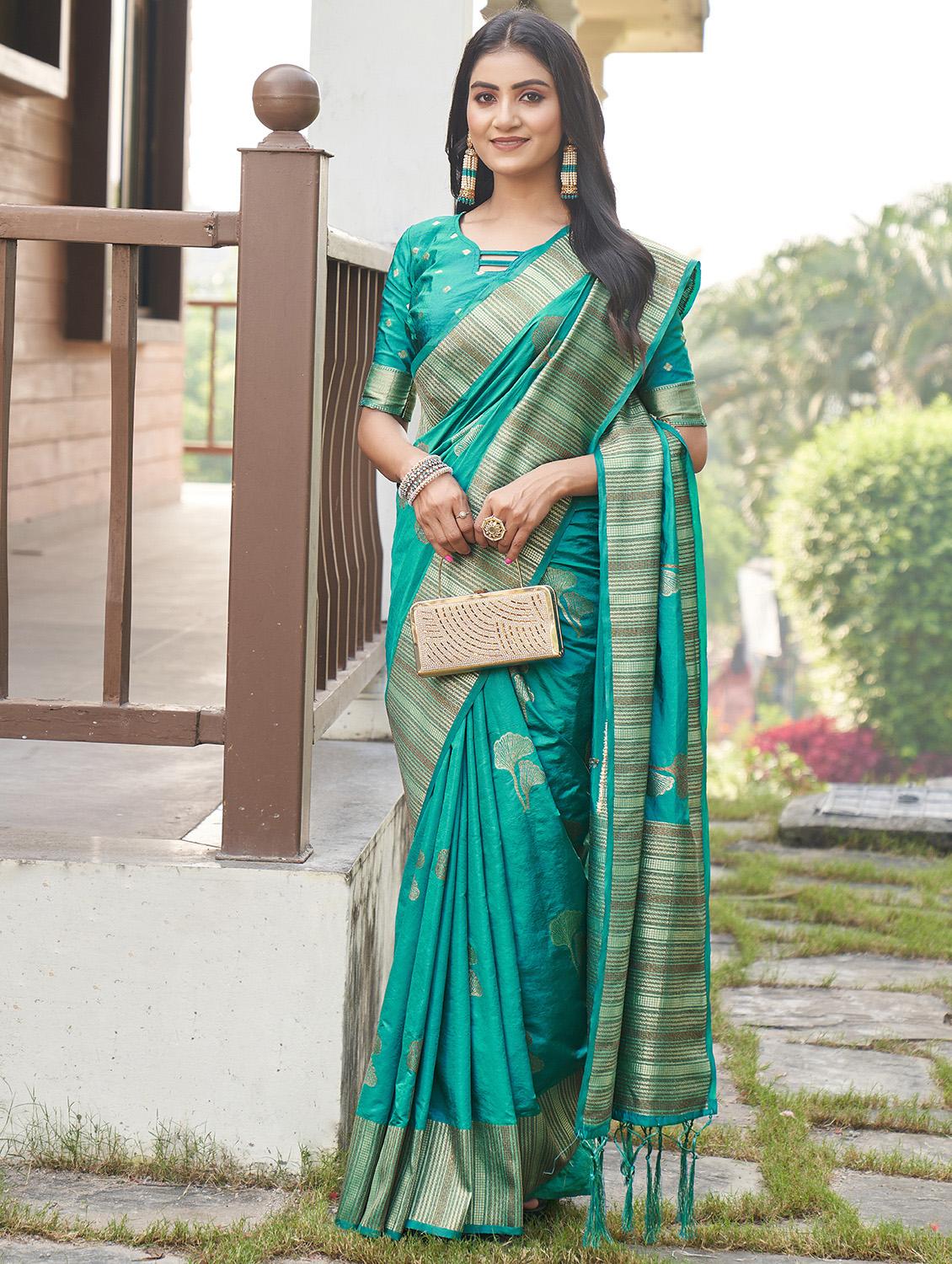 women self design banarasi saree - 21173974 - Zoom Image - 0