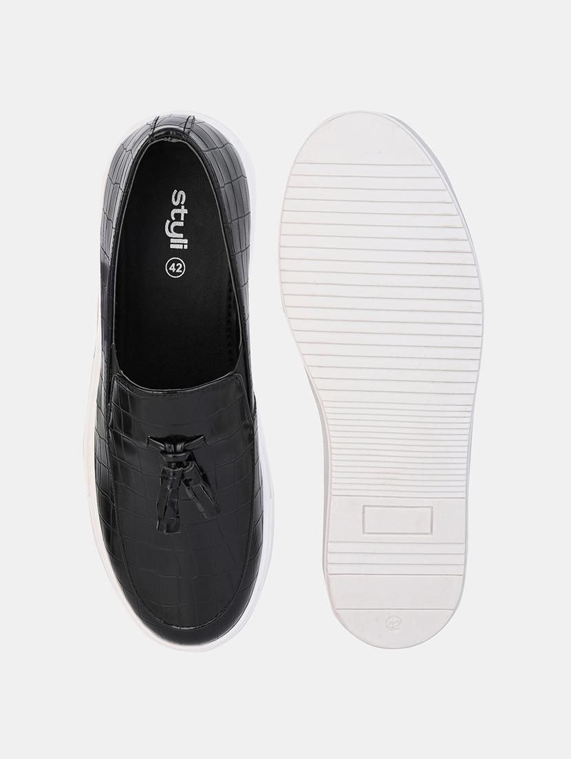 men slip on tassle detailing loafers - 21174612 - Standard Image - 5