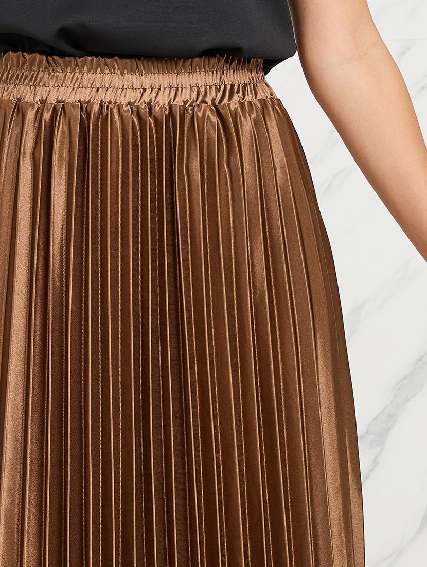 women solid high rise a-line skirt - 21174631 - Standard Image - 3