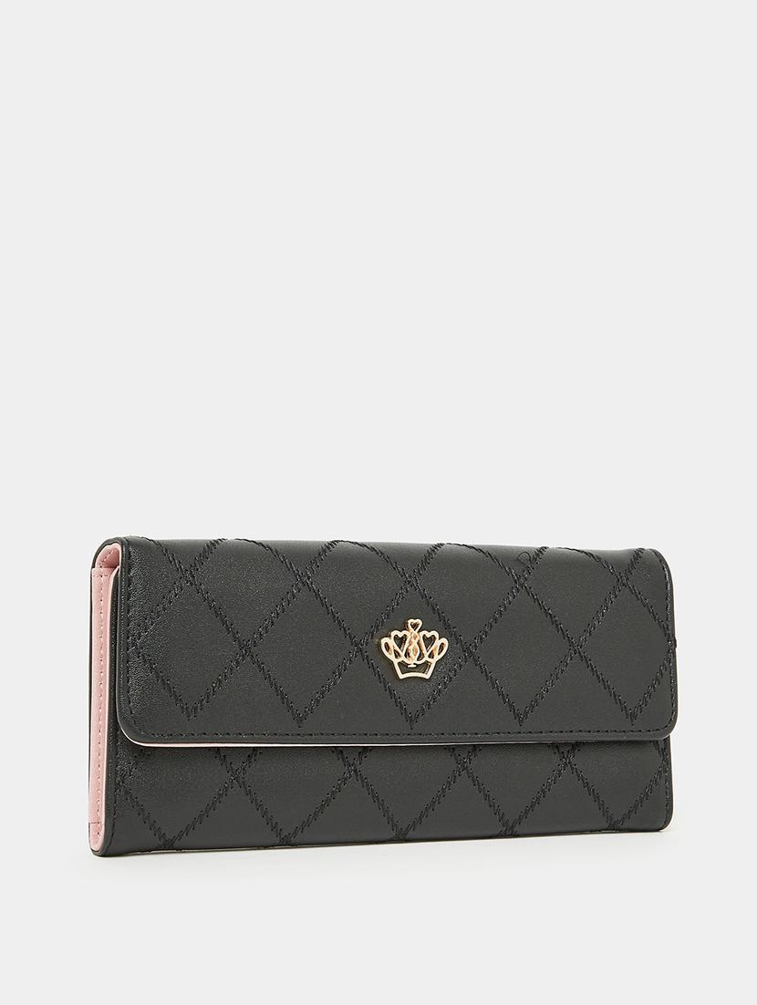black synthetic leather wallet - 21174708 - Zoom Image - 0