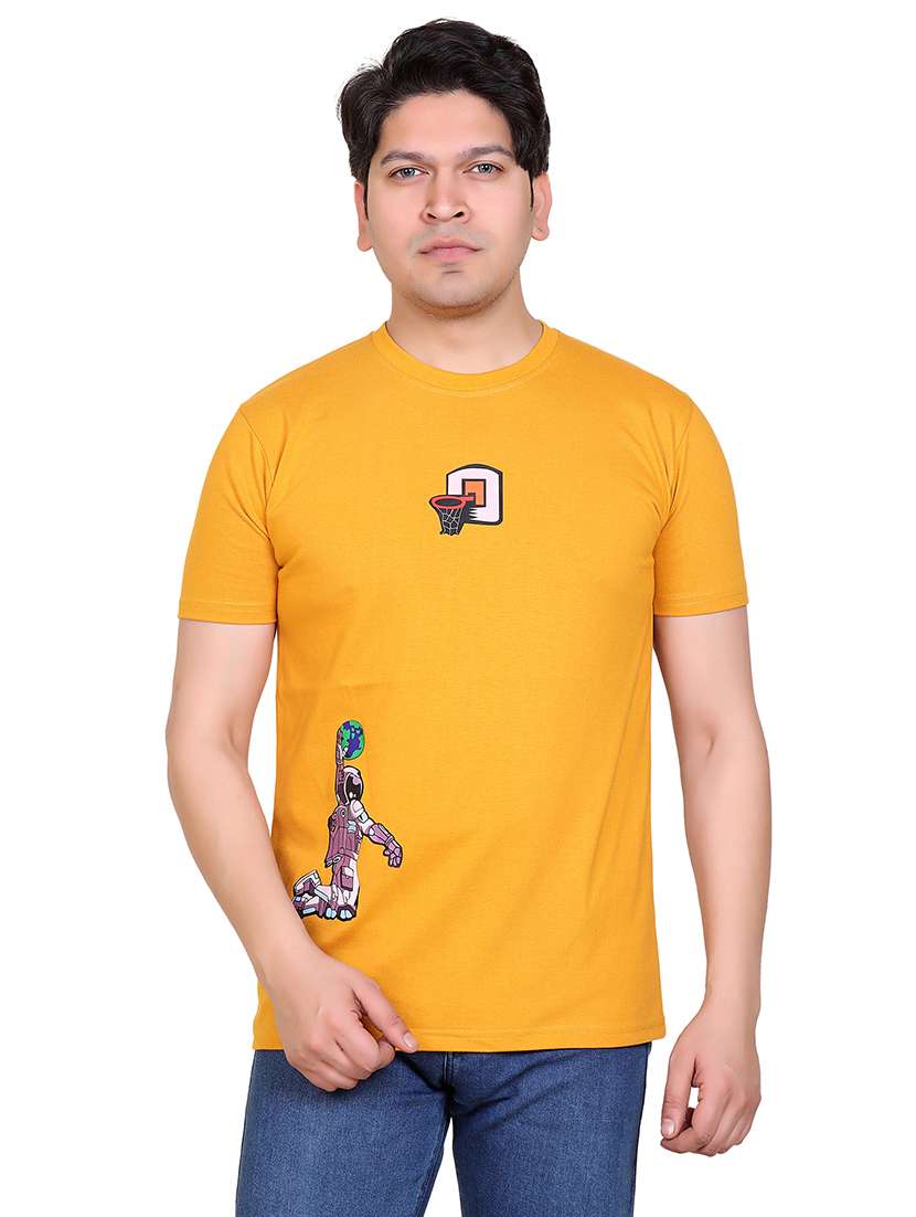 men round neck short sleeve t-shirt