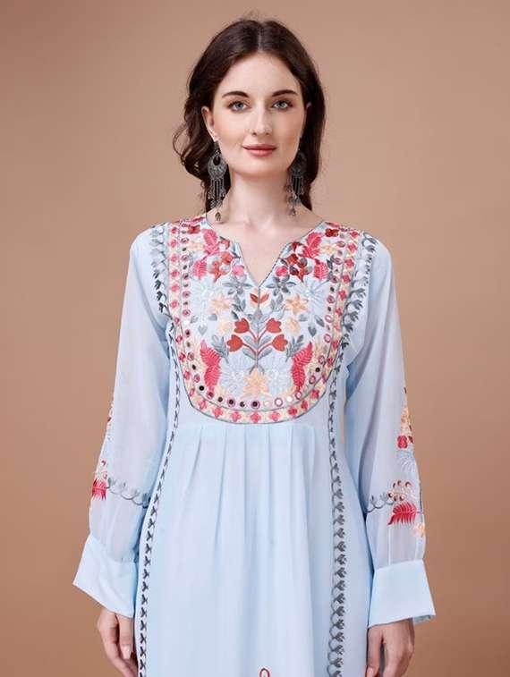 women embroidered suit set with dupatta - 21174821 - Standard Image - 3