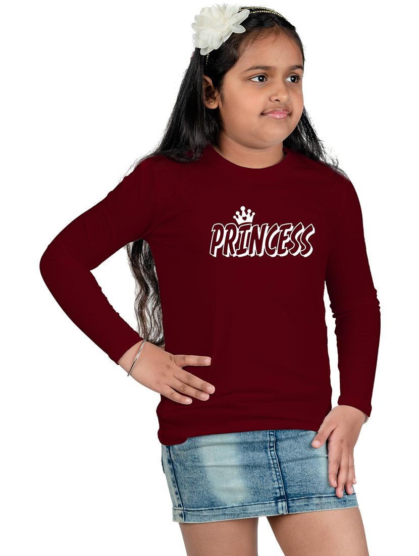 maroon cotton blend tee - 21175243 - Zoom Image - 0