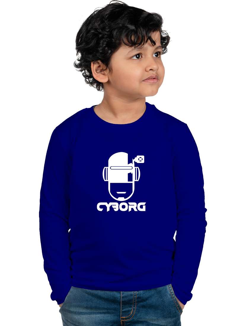 boy's round neck printed t-shirt - 21175789 - Zoom Image - 0