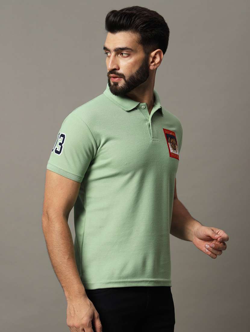 men short sleeve polo t-shirt