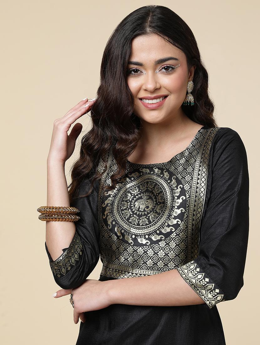 women three quarter sleeve suit set - 21176345 - Standard Image - 5