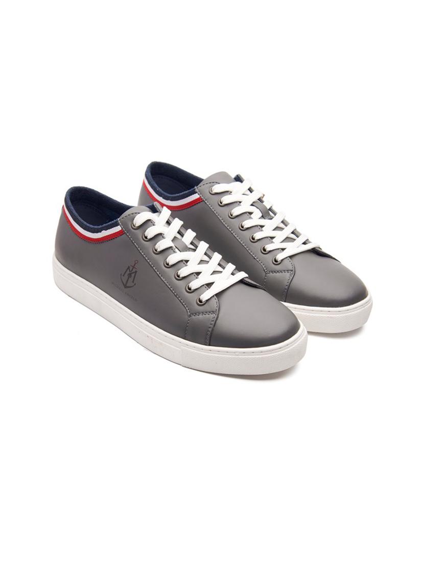 men grey lace up sneakers - 21176450 - Zoom Image - 0