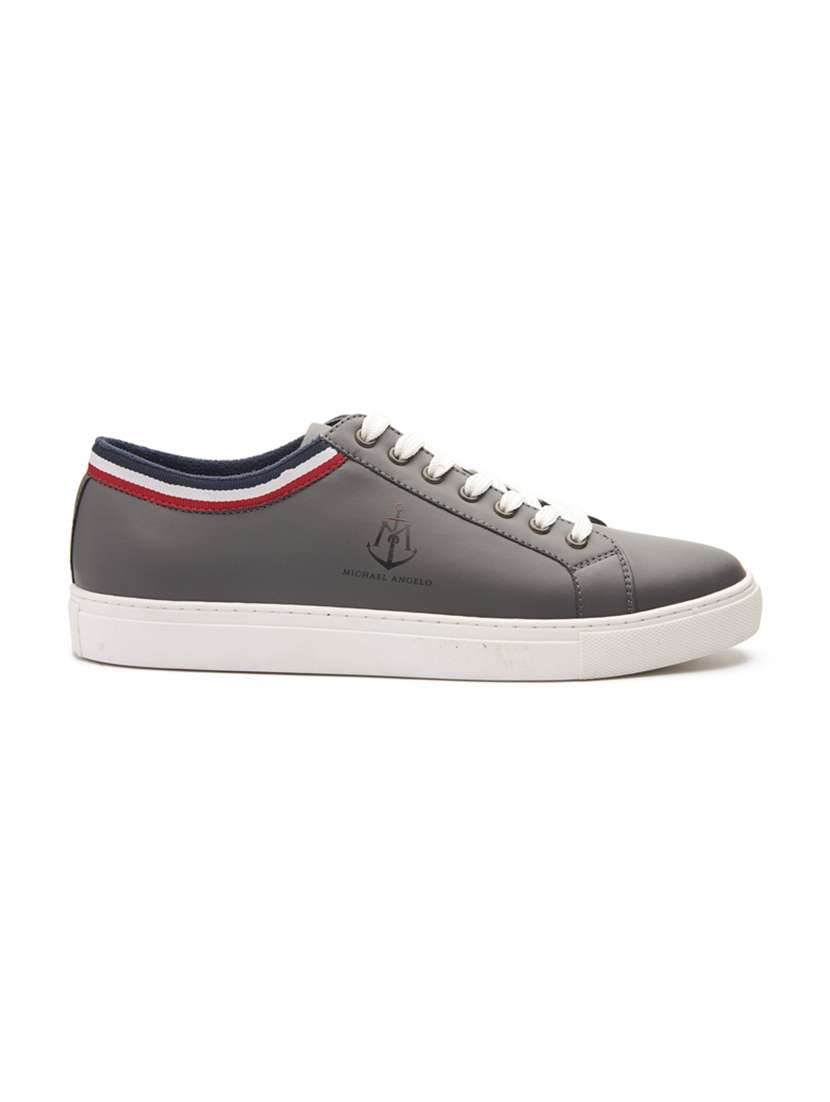 men grey lace up sneakers - 21176450 - Standard Image - 3