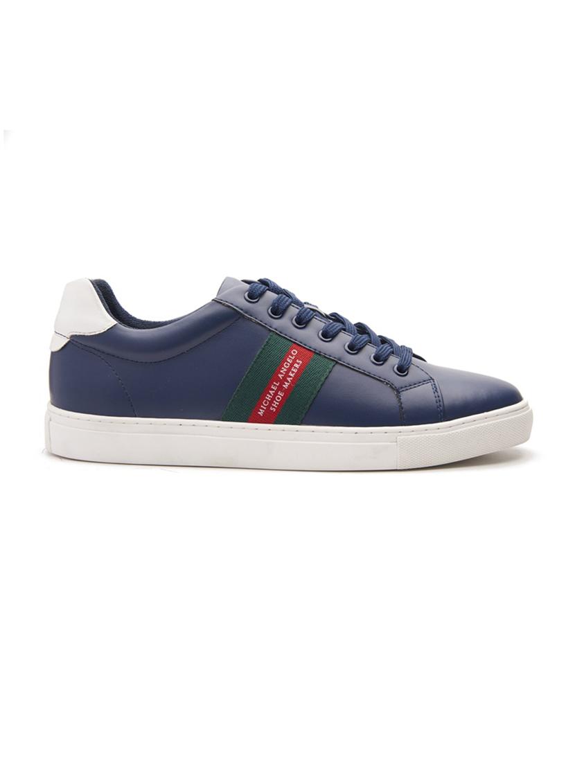blue lace up sneakers - 21176452 - Standard Image - 3