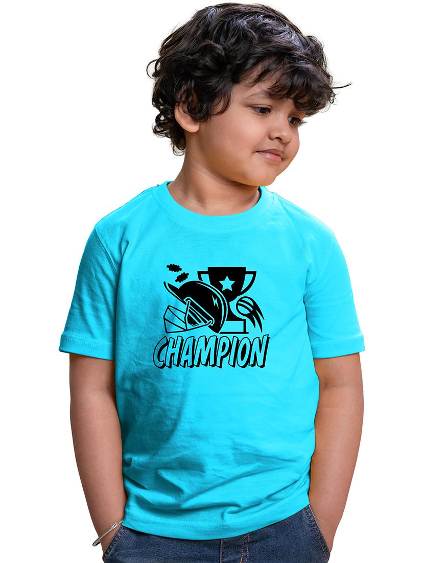 boy's round neck printed t-shirt - 21176679 - Zoom Image - 0