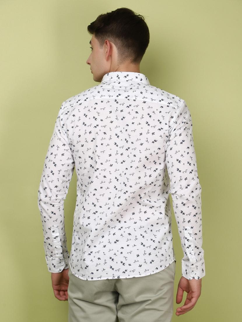 men collared long sleeves casual shirt - 21177041 - Standard Image - 3