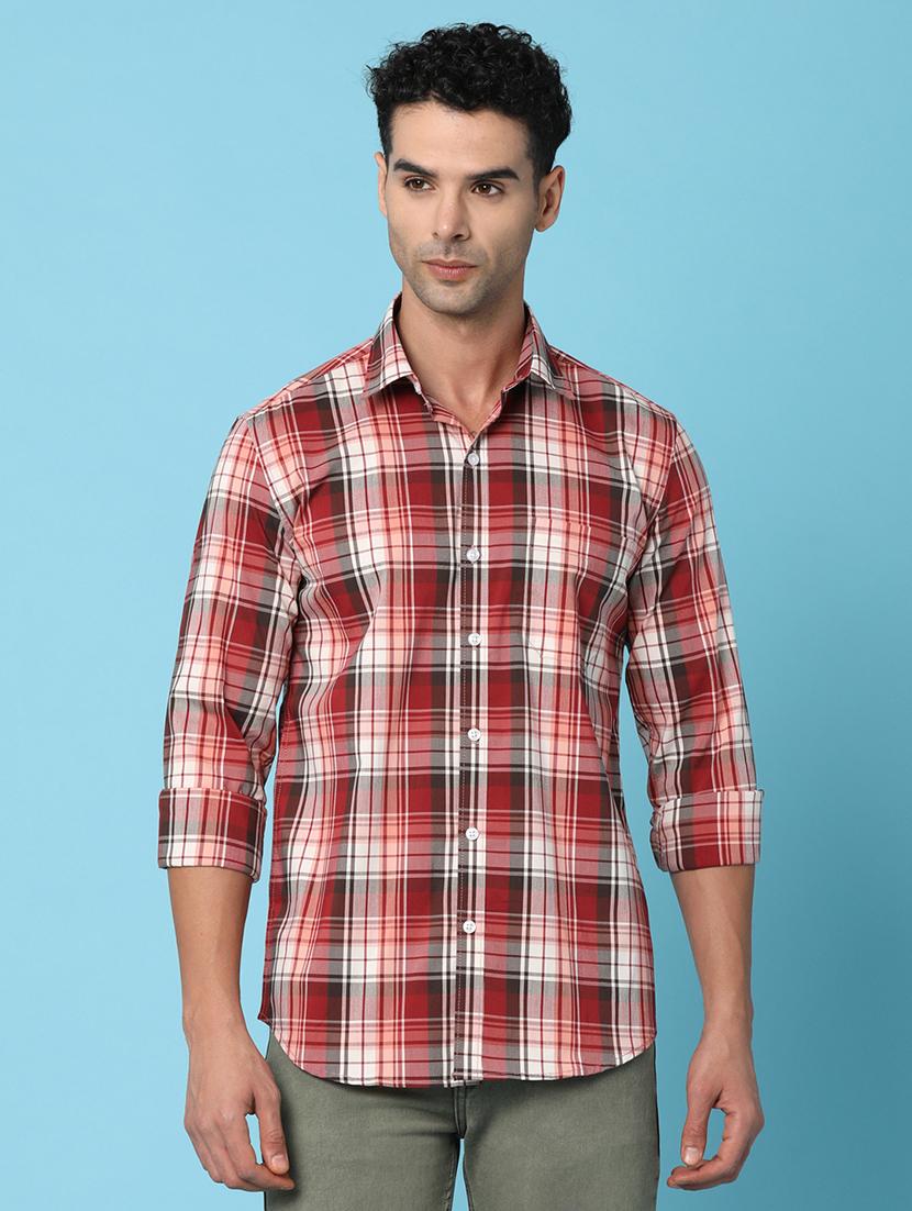 men collared long sleeves casual shirt - 21177054 -  Zoom Image - 0