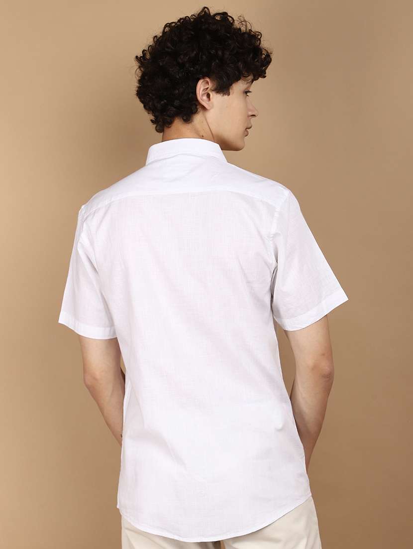 men collared long sleeves casual shirt - 21177057 -  Standard Image - 3