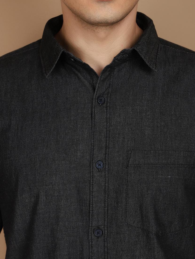men collared short sleeves casual shirt - 21177096 - Standard Image - 5