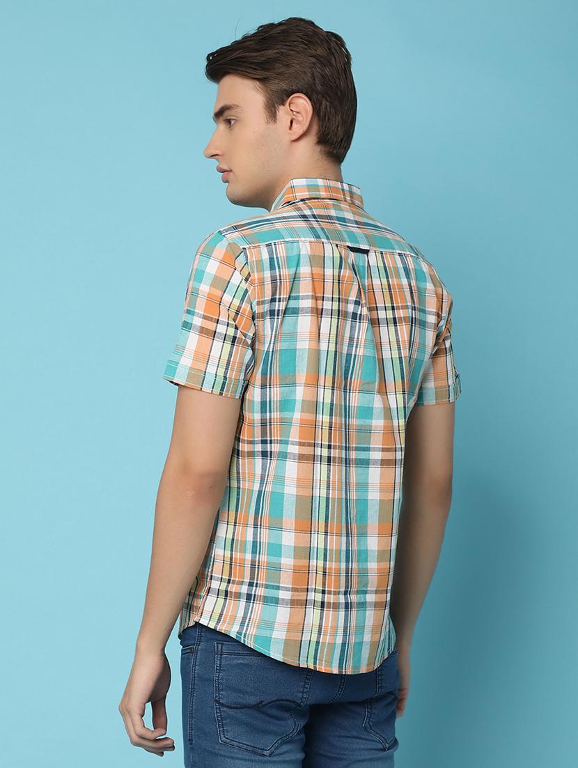 men checkered casual shirt - 21177098 - Standard Image - 3
