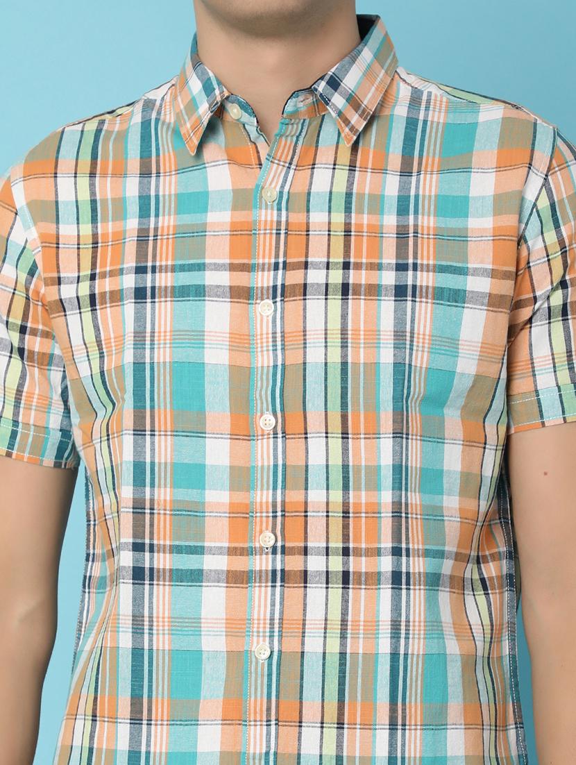 men checkered casual shirt - 21177098 - Standard Image - 5