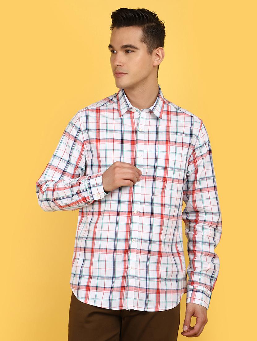 men collared long sleeves casual shirt