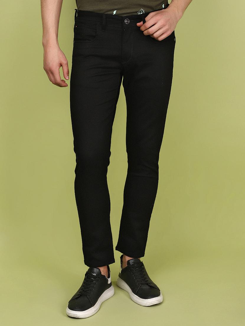 men mid rise plain denim jeans - 21177115 - Zoom Image - 0