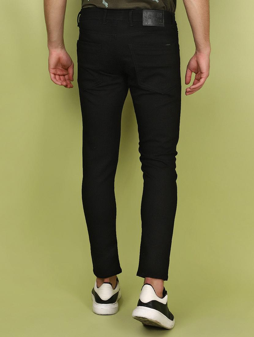 men mid rise plain denim jeans - 21177115 - Standard Image - 3