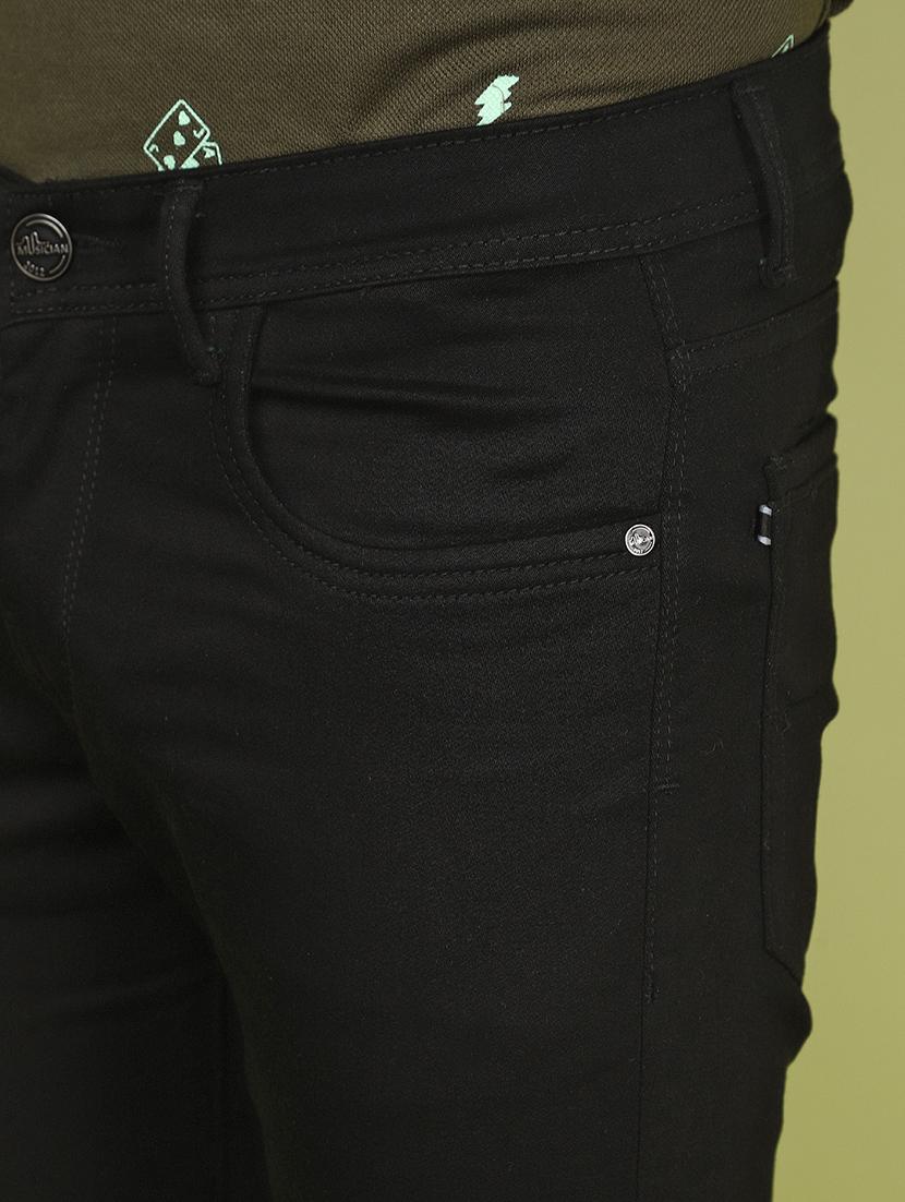men mid rise plain denim jeans - 21177115 - Standard Image - 5