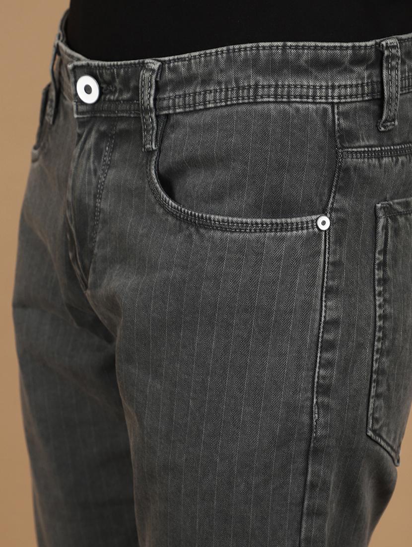 men mid rise plain denim jeans - 21177129 - Standard Image - 5