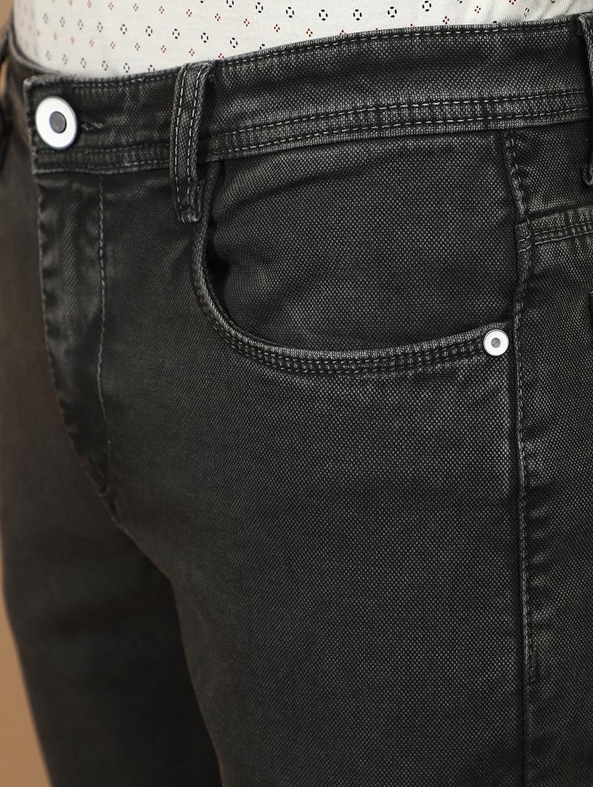 men mid rise plain denim jeans - 21177130 - Standard Image - 5