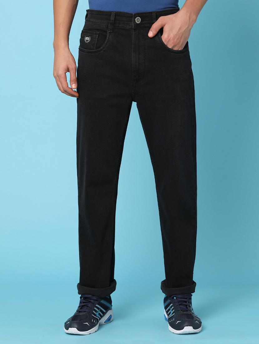 men mid rise plain denim jeans - 21177136 -  Zoom Image - 0