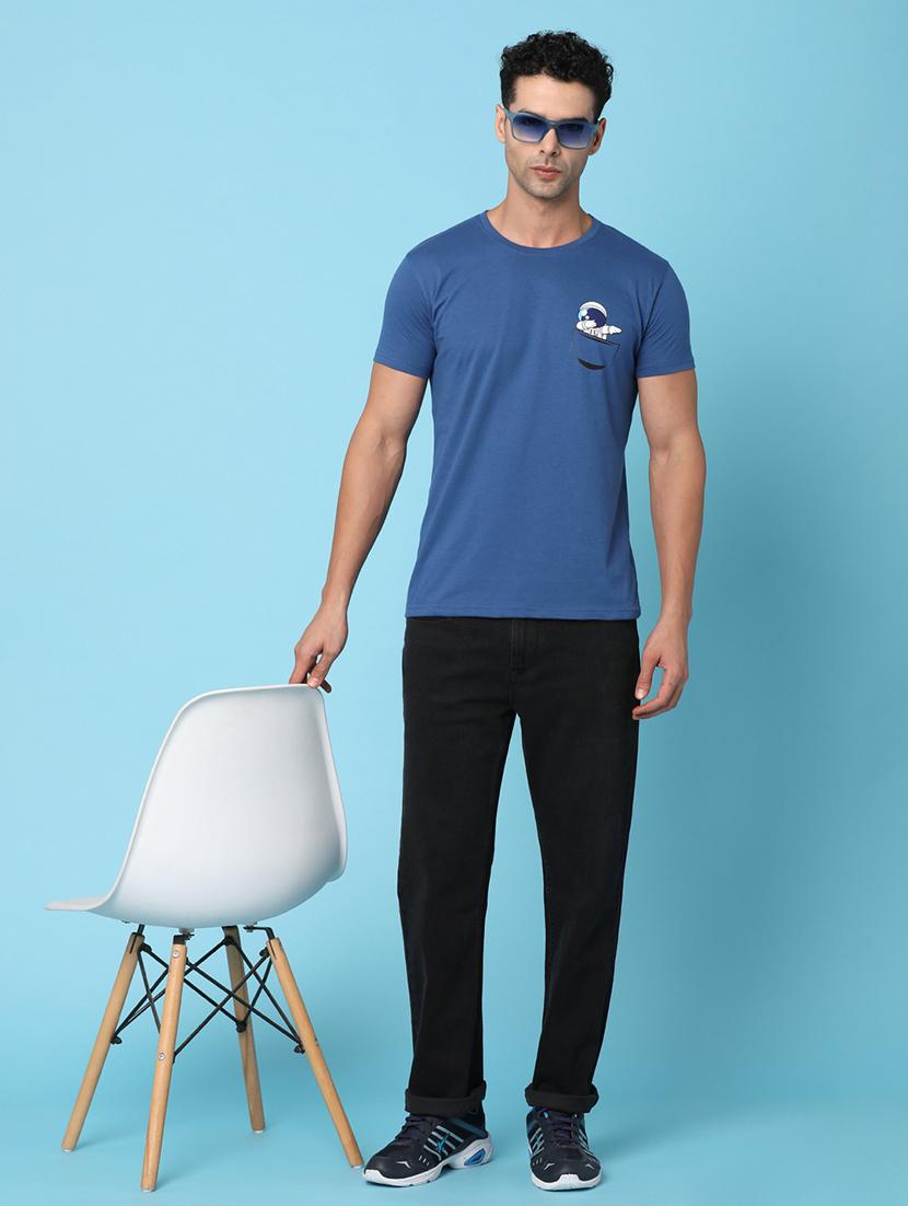men mid rise plain denim jeans - 21177136 - Standard Image - 3