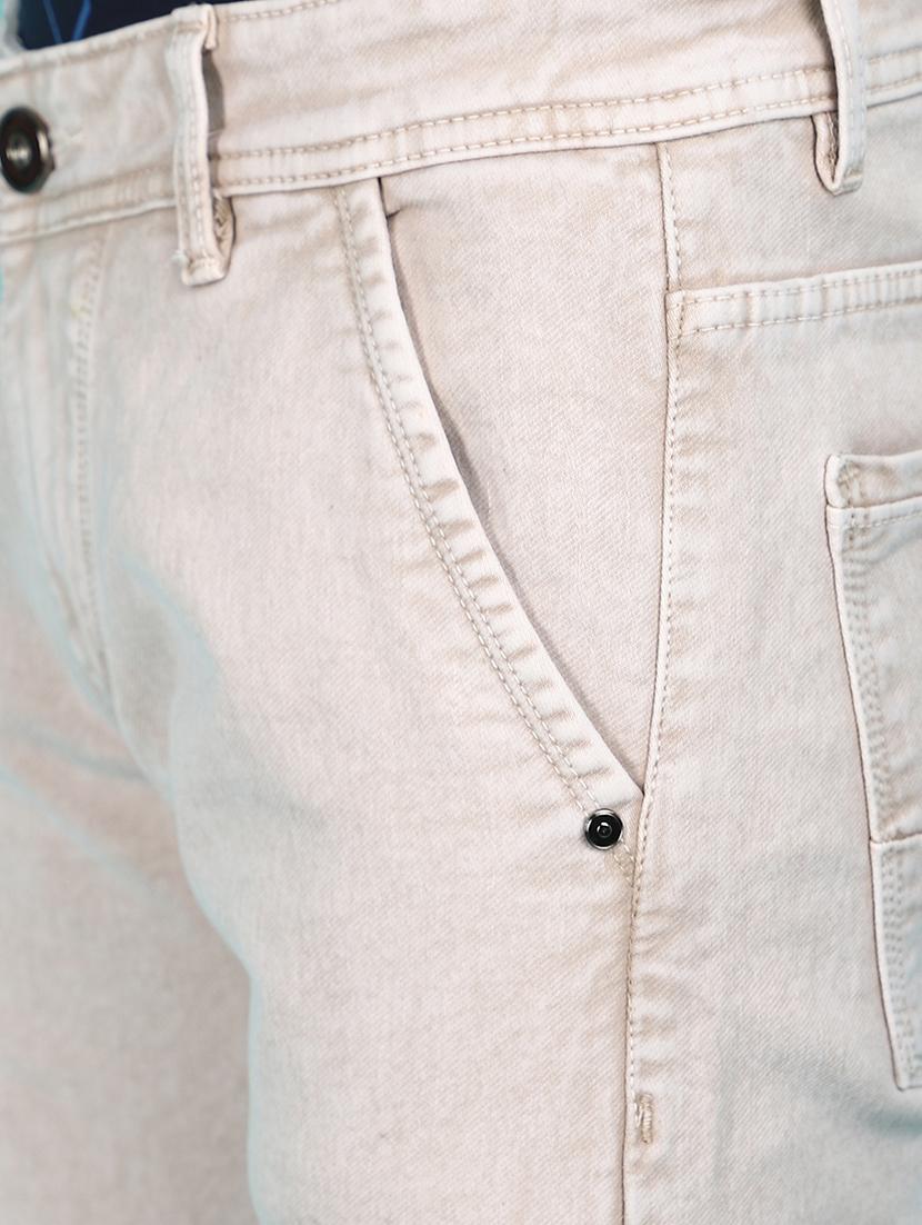 men mid rise plain denim jeans - 21177150 - Standard Image - 5