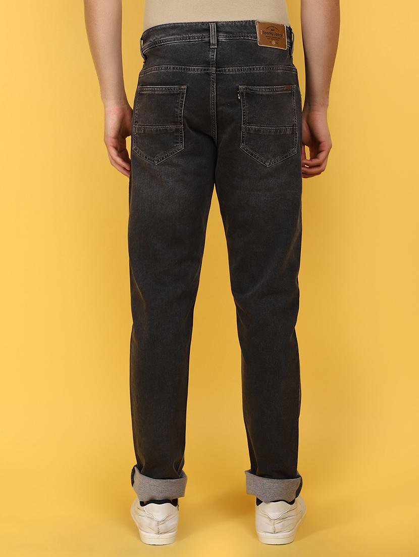 men mid rise plain denim jeans - 21177163 - Standard Image - 3