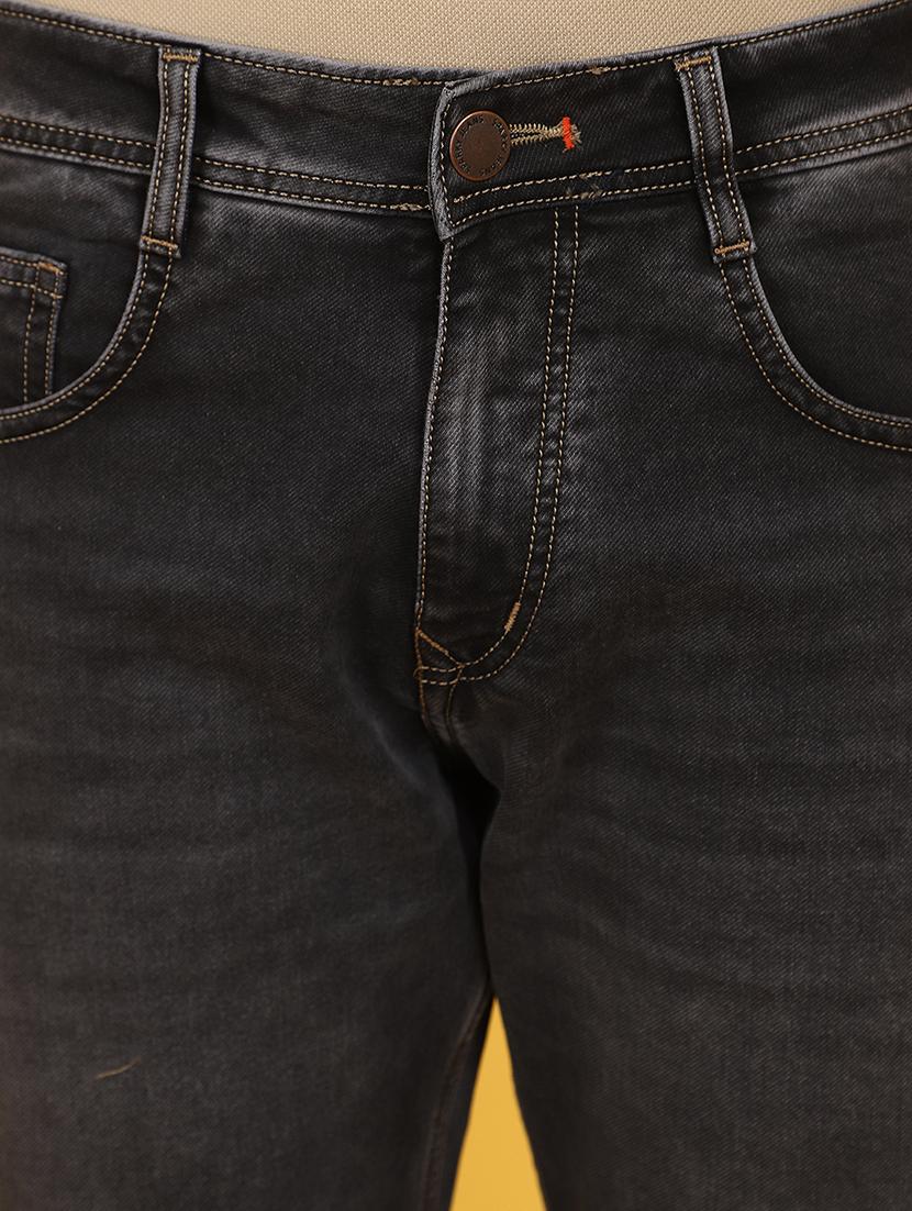 men mid rise plain denim jeans - 21177163 - Standard Image - 5