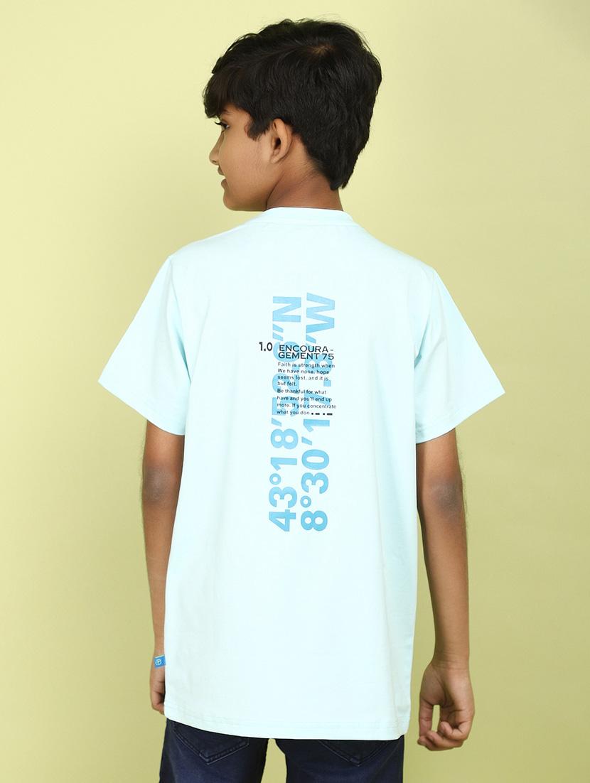 kids boy printed round neck t-shirt - 21177202 - Standard Image - 3