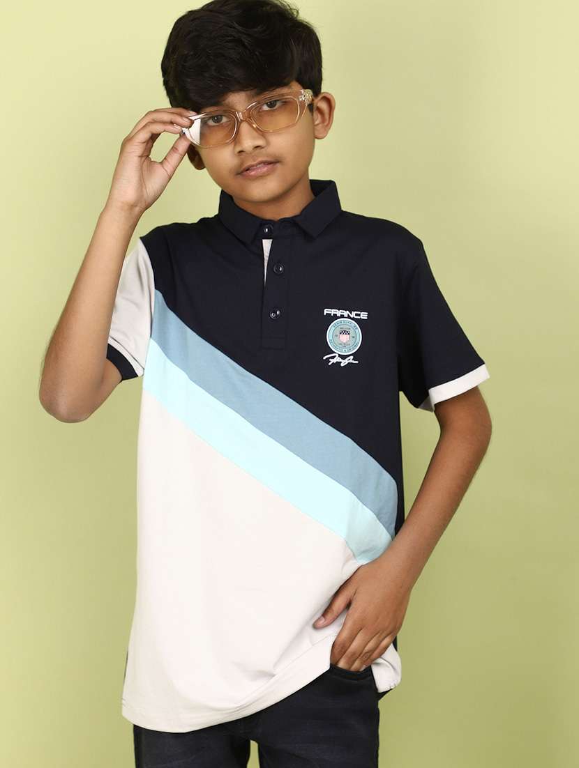 kids boy short sleeve polo t-shirt - 21177206 -  Standard Image - 3