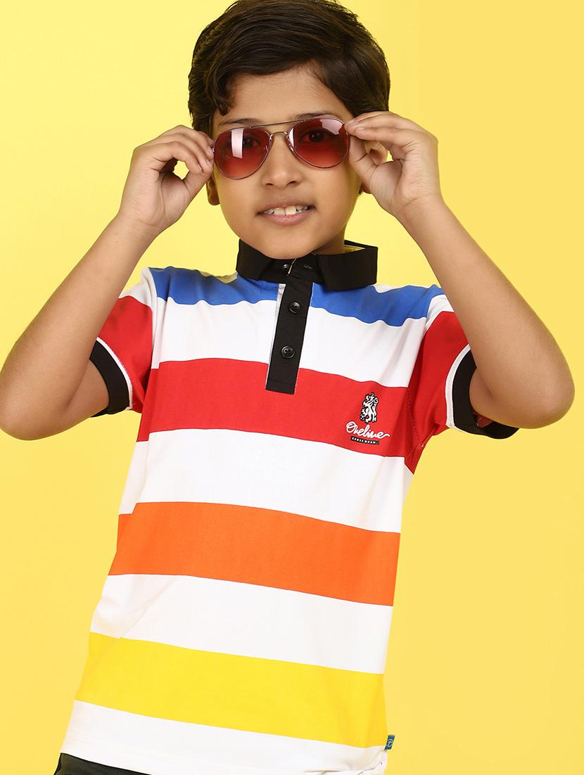 kids boy short sleeve polo t-shirt - 21177215 - Standard Image - 3