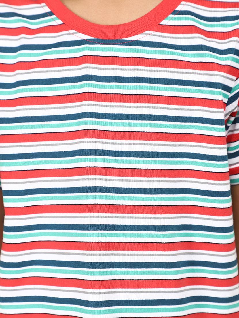 boys striped cotton t-shirt - 21177221 - Standard Image - 5