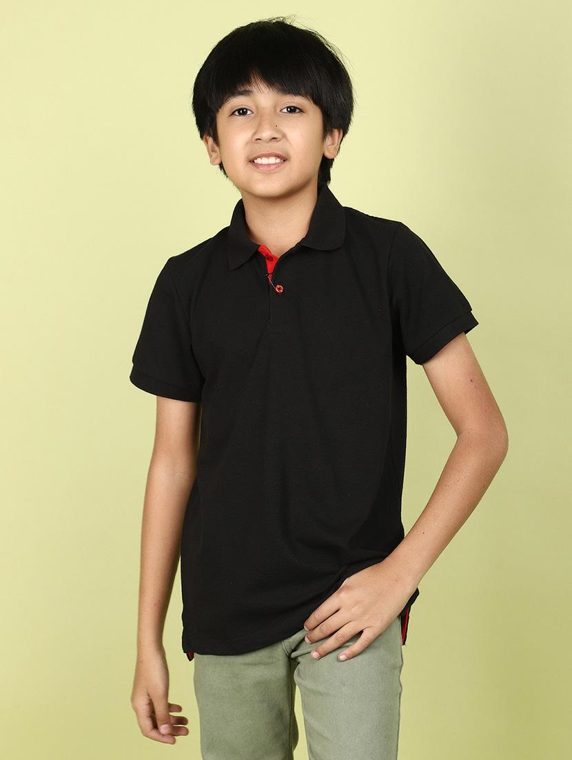 kids boy short sleeve polo t-shirt - 21177229 -  Zoom Image - 0