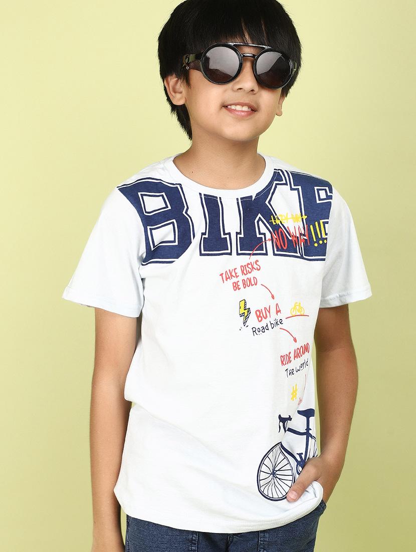 kids boy printed round neck t-shirt - 21177237 - Standard Image - 3