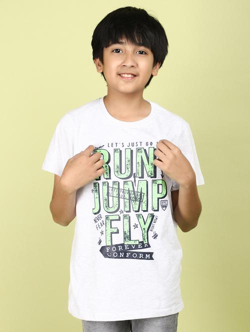kids boy printed round neck t-shirt - 21177248 -  Standard Image - 0