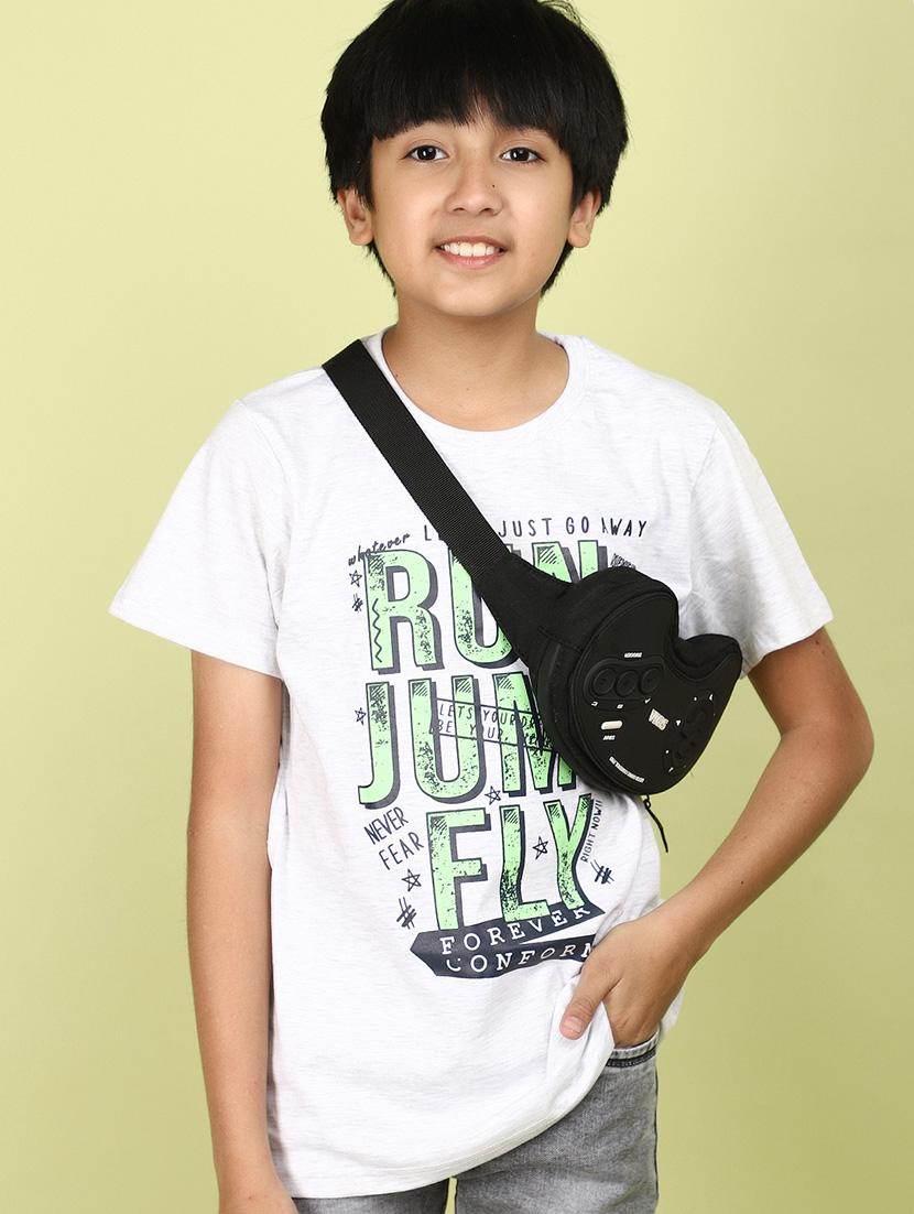 kids boy printed round neck t-shirt - 21177248 - Standard Image - 3