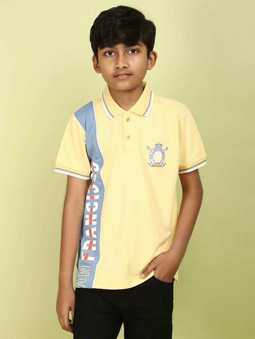 kids boy short sleeve polo t-shirt - 21177249 -  Zoom Image - 0