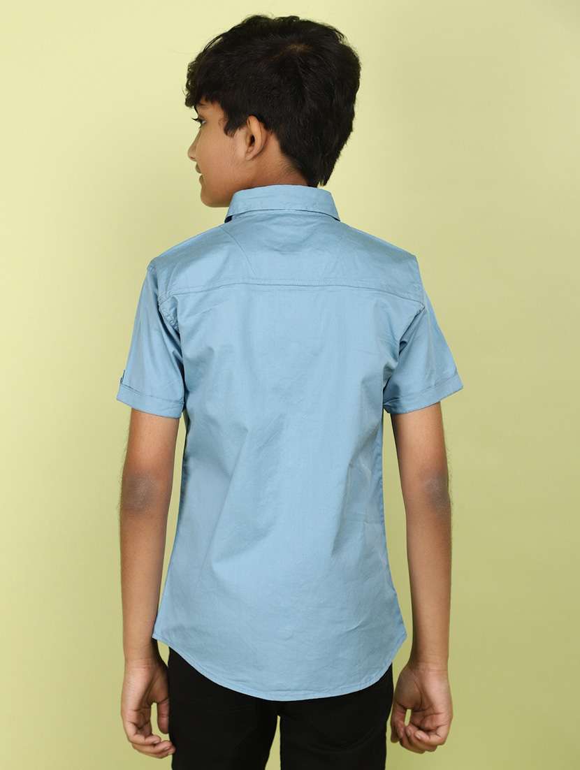 boys printed cotton shirt - 21177328 -  Standard Image - 3