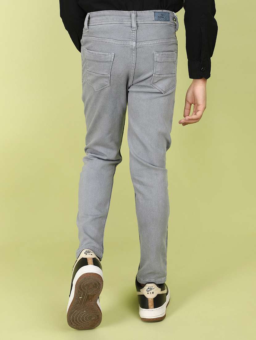 boy solid mid rise ankle length jean - 21177366 -  Standard Image - 3